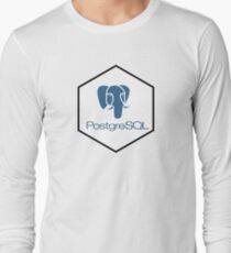 hexagonal postgre Long Sleeve T-Shirt