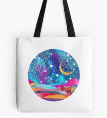 Krebs-Konstellation - Mixed-Media-Landschaft Tote Bag