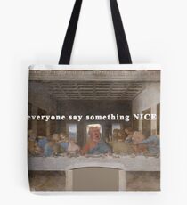 Donald Trump's Last Supper Tote Bag