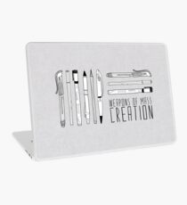 Weapons Of Mass Creation (on grey) Laptop Skin