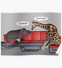 Conversation In Psychiatrist's Waiting Room Poster