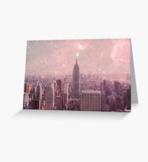 Stardust Covering New York Greeting Card