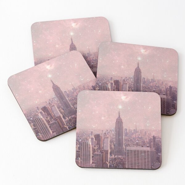 Stardust Covering New York Coasters (Set of 4)