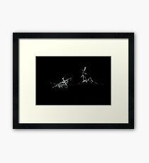 Brush and Ink - 0159 - Tilt Shift Framed Print