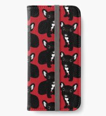 Cute Brindle Frenchie Puppy iPhone Wallet/Case/Skin