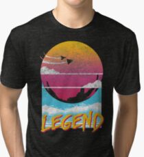 Legend Distressed Design Tri-blend T-Shirt