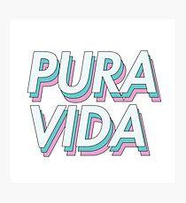 PURA VIDA PASTEL Photographic Print