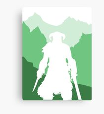 Dragonborn - Green Canvas Print