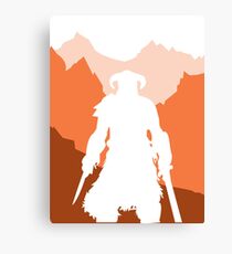 Dragonborn - Orange Canvas Print