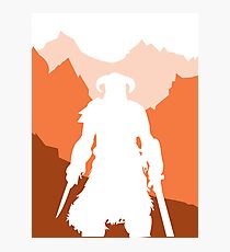 Dragonborn - Orange Photographic Print