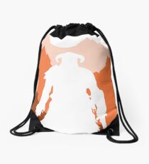 Dragonborn - Orange Drawstring Bag