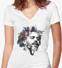 J. Cole Women's Fitted V-Neck T-Shirt