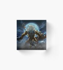 The Legend of Zelda - Breath of the Wild - Link vs Gold Lynel Acrylic Block