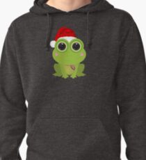 Christmas Frog Pullover Hoodie