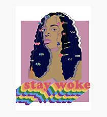 Lámina fotográfica Arte del fan de Stay Woke Pride week