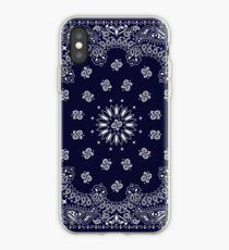 Vinilo o funda para iPhone Bandana - Azul marino -