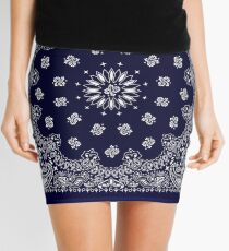 Bandana - Navy Blue - Mini Skirt