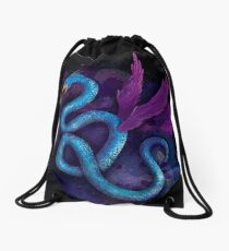 Fantastic Bird Dragon Drawstring Bag