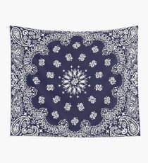 Bandana - Navy Blue - Wall Tapestry