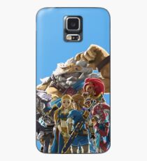 Funda/vinilo para Samsung Galaxy La leyenda de Zelda - Aliento de lo salvaje - Ilustraciones de los campeones - Enlace y Zelda