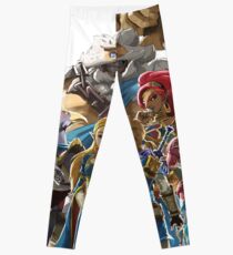 The Legend of Zelda - Breath of the Wild - Champions' Artwork - Link and Zelda Leggings