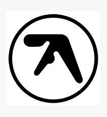 aphex twin logo ( Black ) Photographic Print