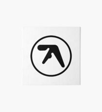 aphex twin logo ( Black ) Art Board