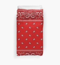 Bandana - Red Duvet Cover