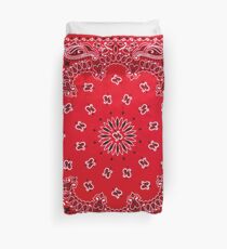 Bandana - Red Duvet Cover