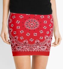 Bandana - Red Mini Skirt