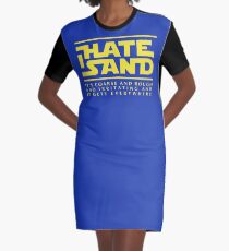 For sand haters (yellow) Graphic T-Shirt Dress