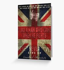 churchill Greeting Card