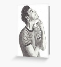 Andrew Scott (Moriarty from BBC Sherlock) Greeting Card