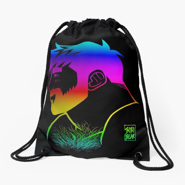 ADAM LIKES RAINBOWS - GAY PRIDE Drawstring Bag