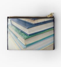 Pile of books - blue Studio Pouch