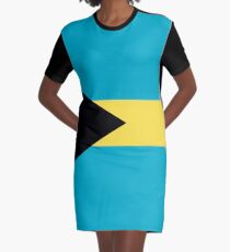Bahamas Flag Duvet Sticker T-Shirt Cell Phone Case Graphic T-Shirt Dress