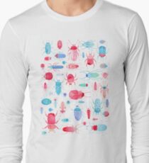 Watercolor Beetles Long Sleeve T-Shirt