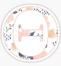 Floral Theta Sticker