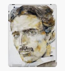 NIKOLA TESLA - watercolor portrait.6 iPad Case/Skin