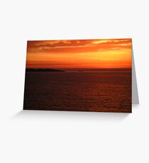 Cyclades Sunrise Greeting Card