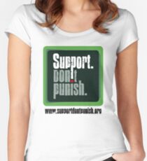 Support Don't Punish Women's Fitted Scoop T-Shirt