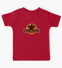 ALL MIGHT - One For All back of Kids Tee