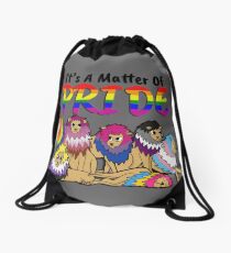 The Pride Pride, With Text Drawstring Bag