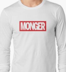 MONGER (Red) Long Sleeve T-Shirt