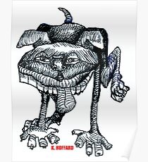 Peeing Puppy Poster