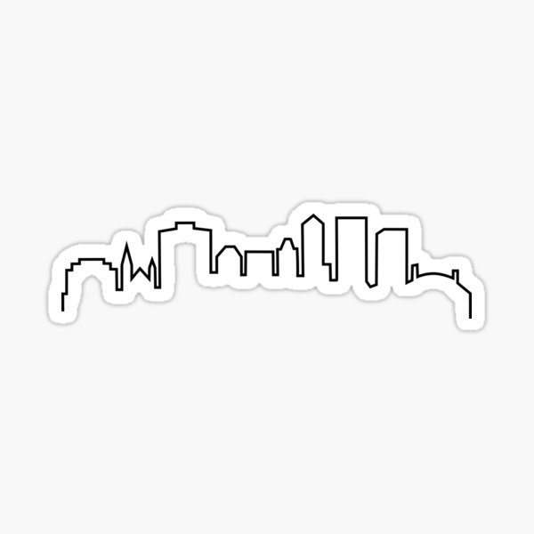 Jacksonville Skyline Stickers Redbubble