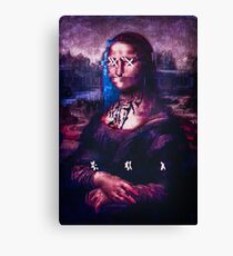 X & Mona Lisa Canvas Print
