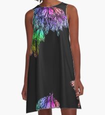 Rainbow Cluster A-Line Dress