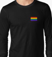 Gay Pride Flag - Minimalist T-Shirt Long Sleeve T-Shirt
