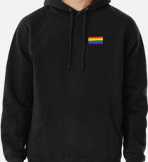 Gay Pride Flagge - minimalistisches T-Shirt Hoodie